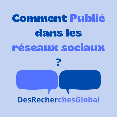 Comment publié dans les réseaux sociaux ?