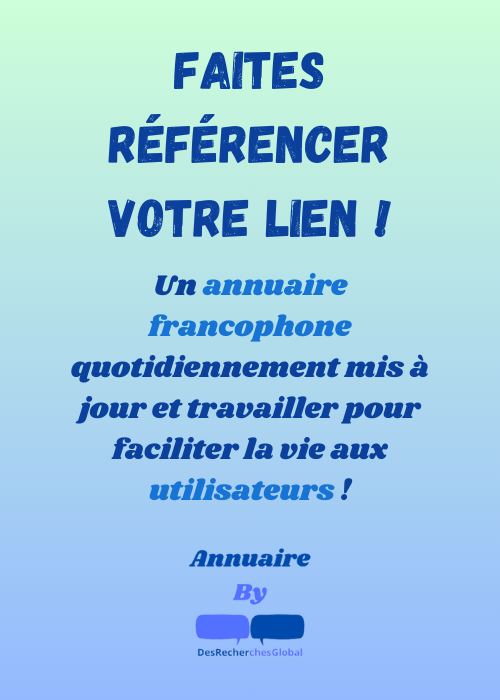 Faites referencer votre lien